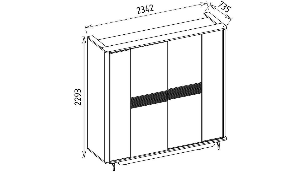 Set standard Dormitor Larissa cu tablie fara iluminare - Mega Sale BELLONA Set Dormitor