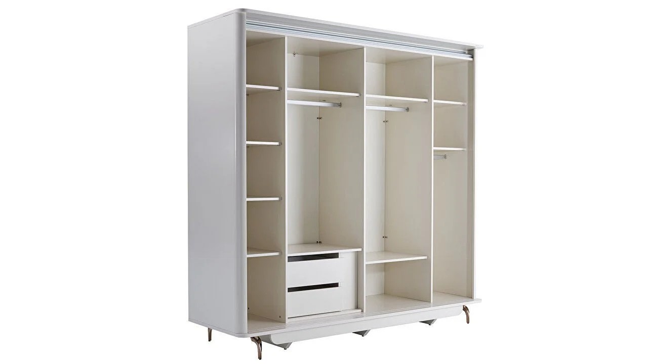 Set standard Dormitor Larissa cu tablie fara iluminare - Mega Sale BELLONA Set Dormitor