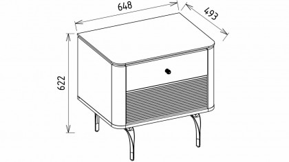 Set standard Dormitor Larissa cu tablie fara iluminare - Mega Sale BELLONA Set Dormitor