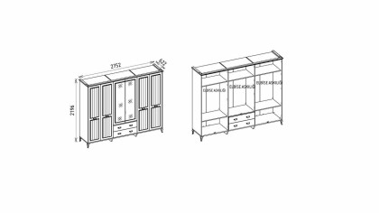 Set standard Dormitor Andera BELLONA Set Dormitor