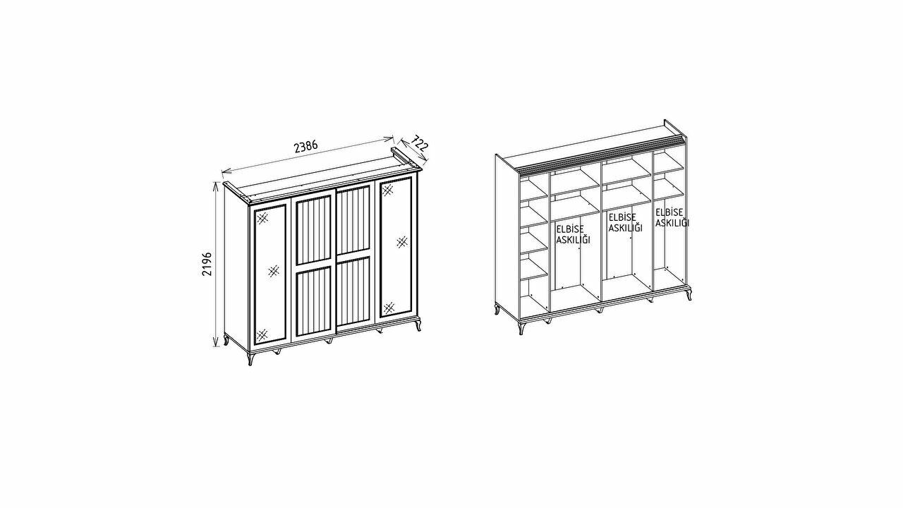 Set standard Dormitor Andera BELLONA Set Dormitor