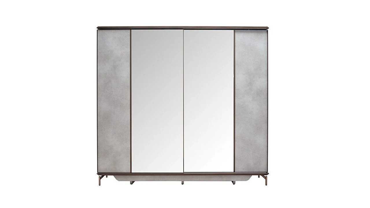 Set standard Dormitor Havana cu Tablie iluminata BELLONA Set Dormitor