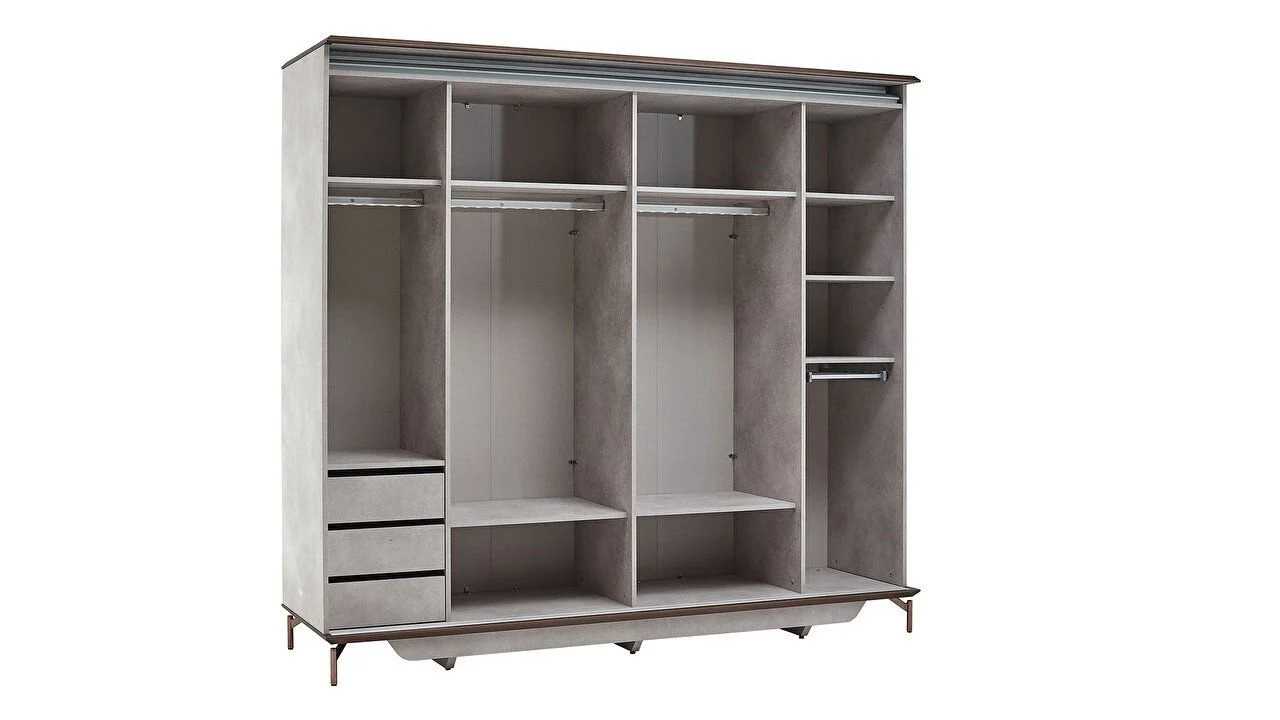 Set standard Dormitor Havana cu Tablie iluminata BELLONA Set Dormitor