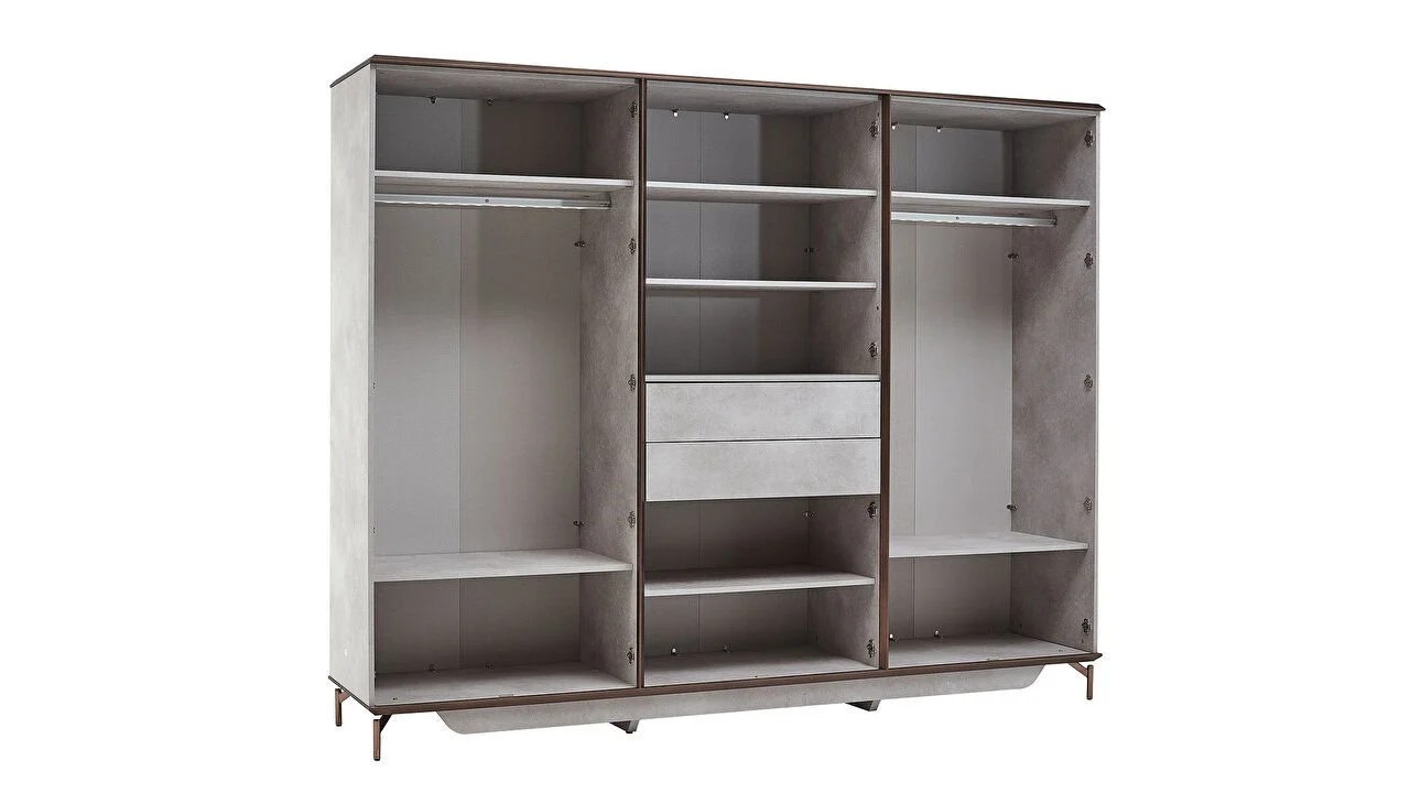 Set standard Dormitor Havana cu Tablie iluminata - Mega Sale BELLONA Set Dormitor