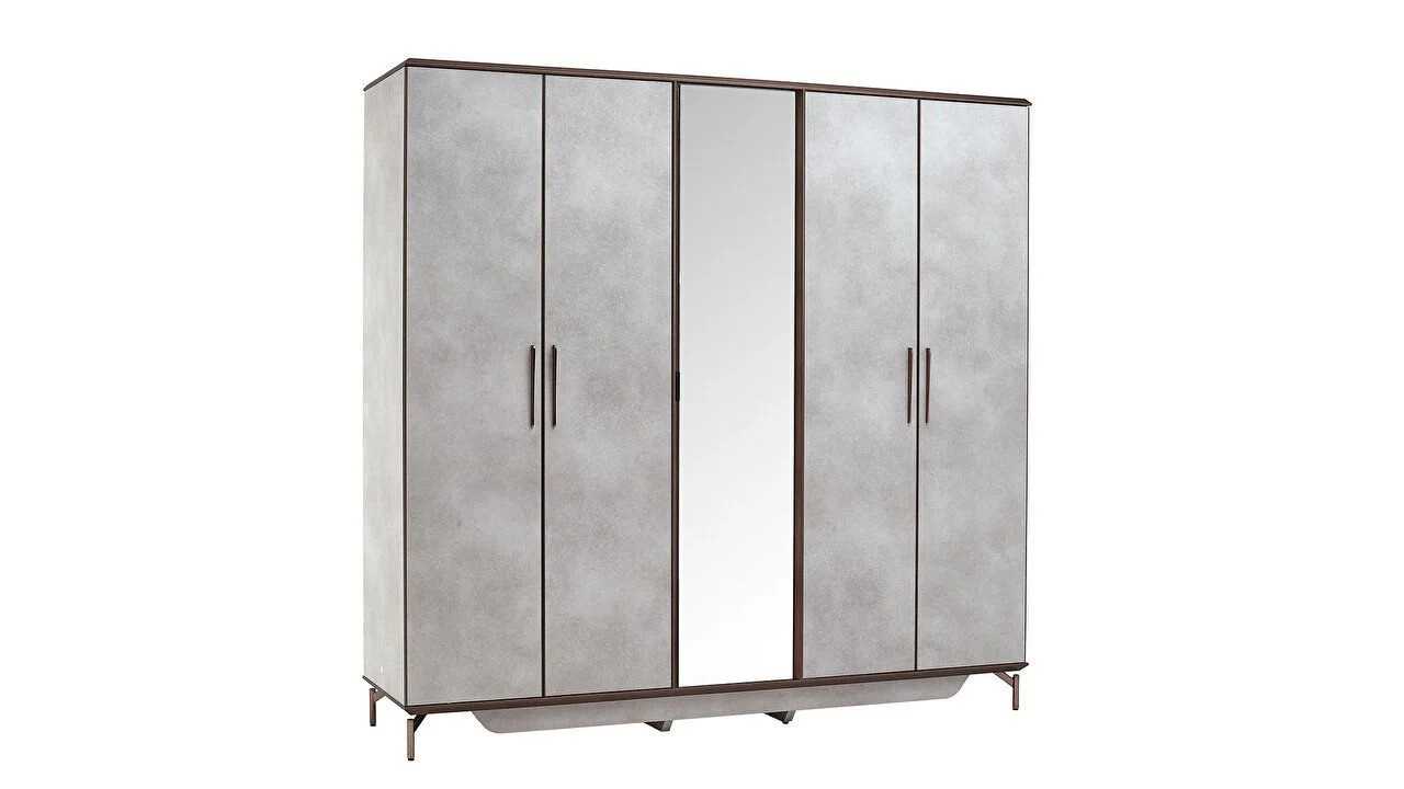 Set standard Dormitor Havana cu Tablie iluminata BELLONA Set Dormitor