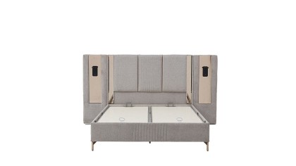 Set standard Dormitor Havana cu Tablie iluminata - Mega Sale BELLONA Set Dormitor