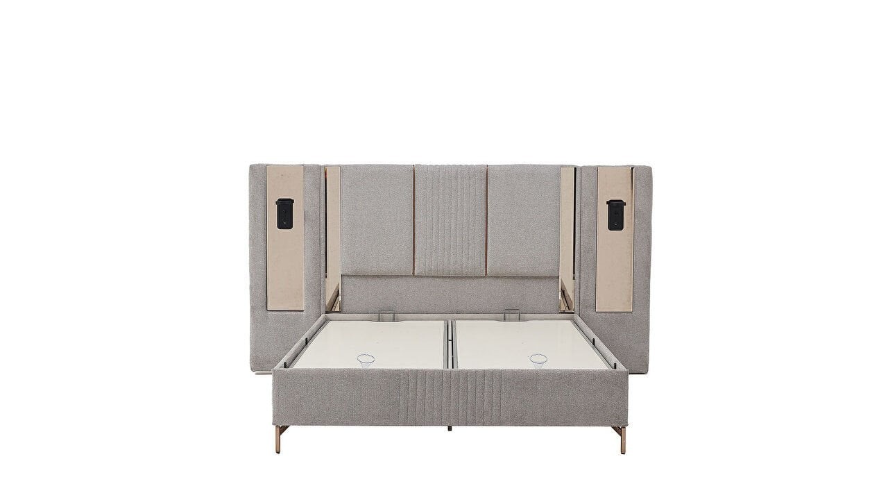 Set standard Dormitor Havana cu Tablie iluminata BELLONA Set Dormitor