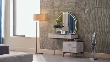 Set standard Dormitor Havana cu Tablie iluminata BELLONA Set Dormitor