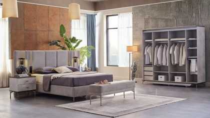 Set standard Dormitor Havana cu Tablie fara iluminare BELLONA Set Dormitor