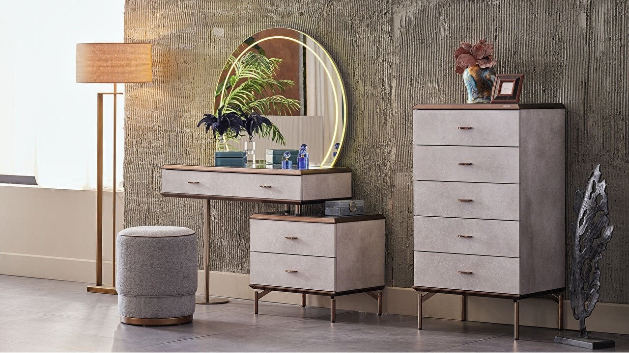 Set standard Dormitor Havana cu Tablie fara iluminare - Mega Sale BELLONA Set Dormitor