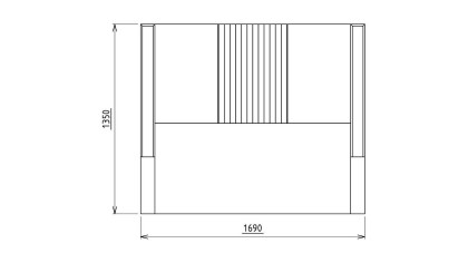 Set standard Dormitor Havana cu Tablie fara iluminare - Mega Sale BELLONA Set Dormitor