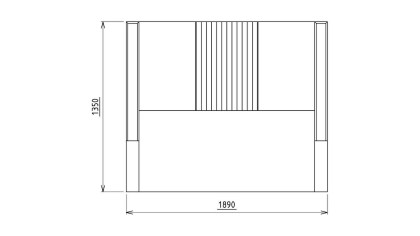 Set standard Dormitor Havana cu Tablie fara iluminare - Mega Sale BELLONA Set Dormitor