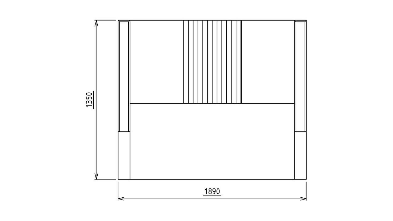 Set standard Dormitor Havana cu Tablie fara iluminare - Mega Sale BELLONA Set Dormitor