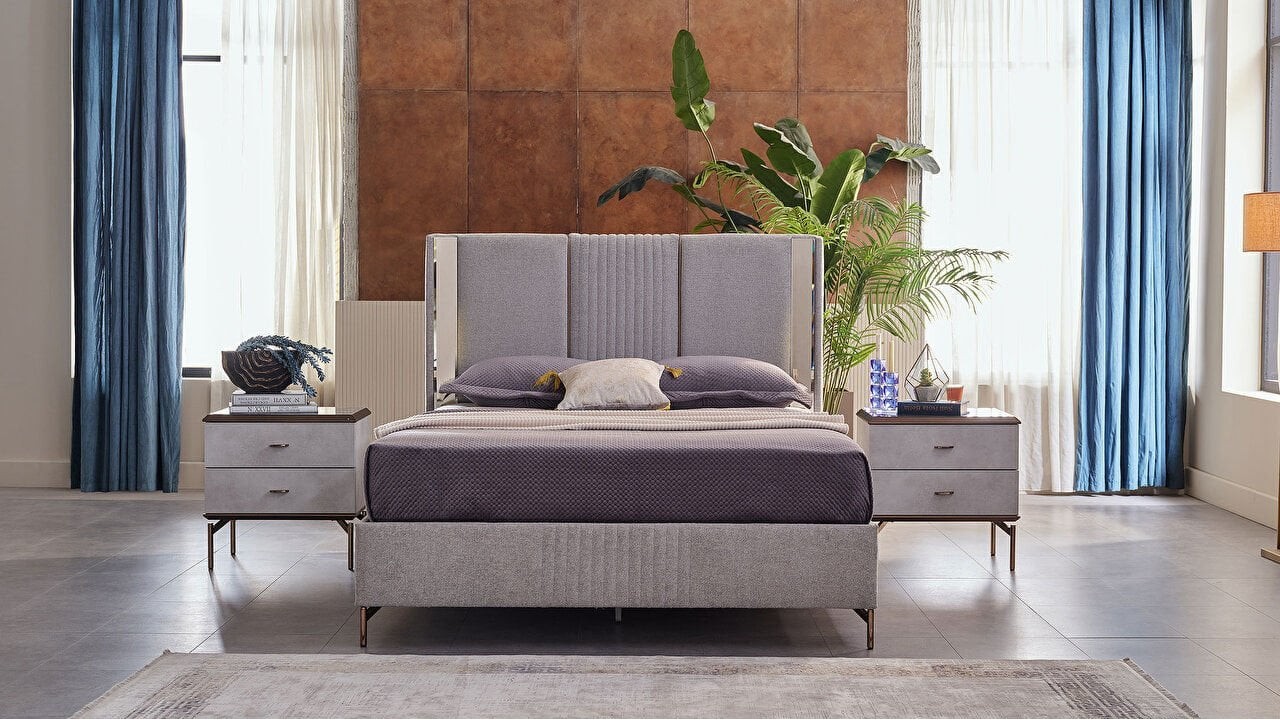 Set standard Dormitor Havana cu Tablie fara iluminare - Mega Sale BELLONA Set Dormitor