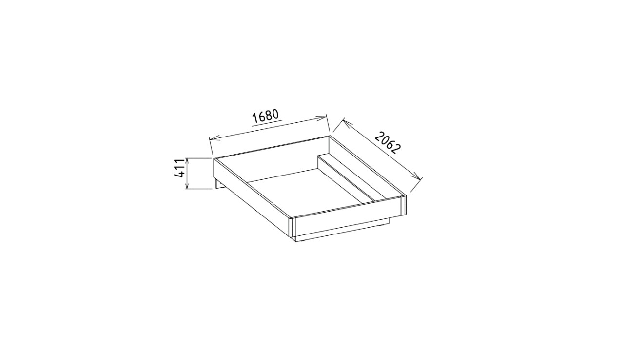 Set standard Dormitor Veronica cu tablie fara iluminare - Mega Sale BELLONA Set Dormitor