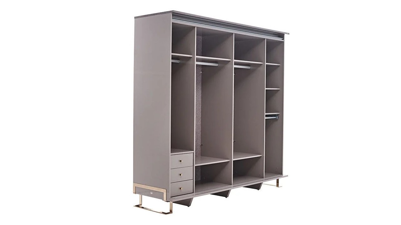 Set standard Dormitor Veronica cu tablie cu iluminare BELLONA Set Dormitor