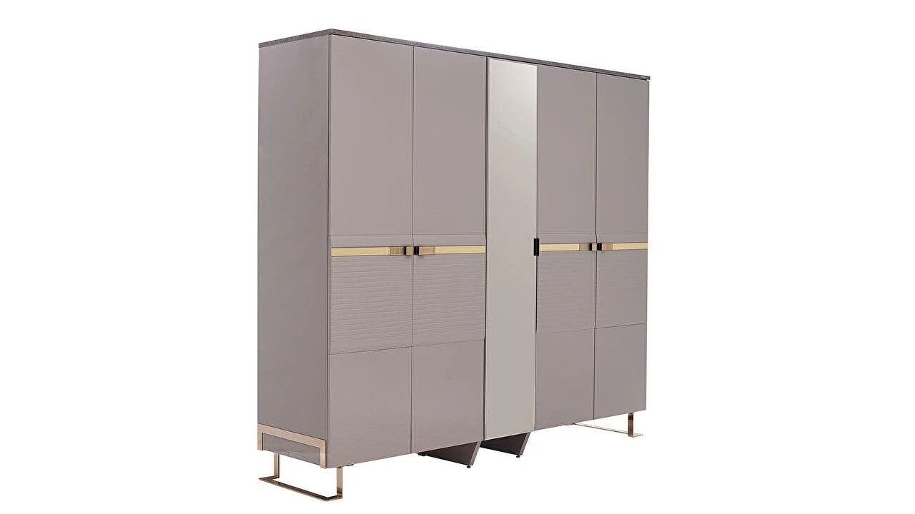 Set standard Dormitor Veronica cu tablie cu iluminare BELLONA Set Dormitor