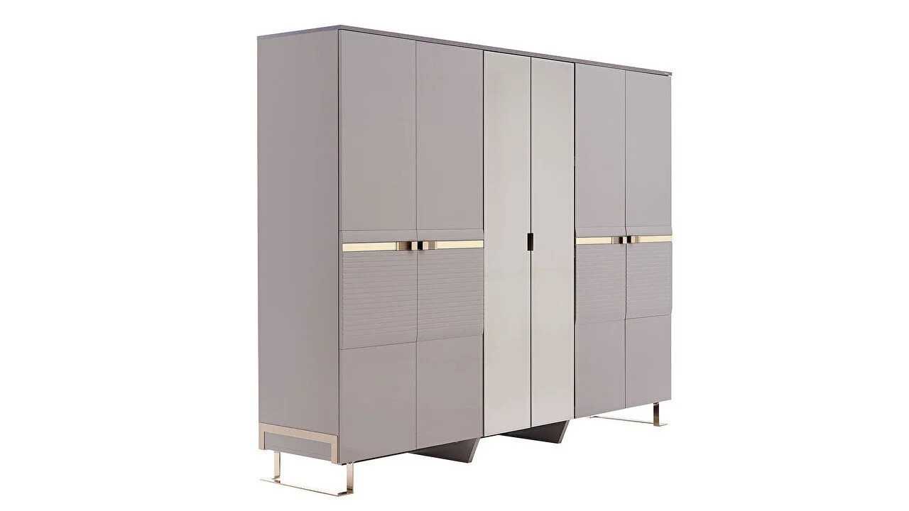 Set standard Dormitor Veronica cu tablie cu iluminare BELLONA Set Dormitor