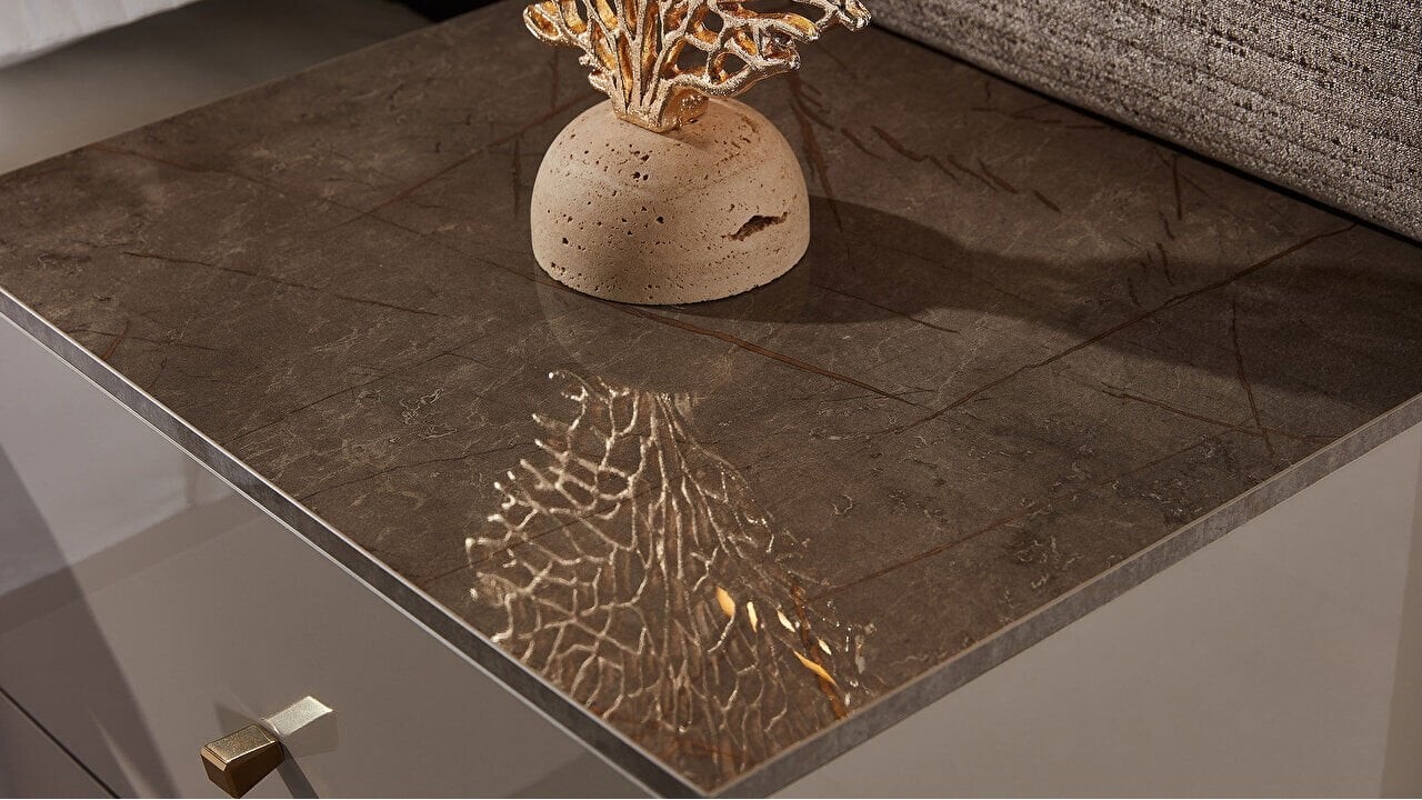 Set standard Dormitor Veronica cu tablie cu iluminare BELLONA Set Dormitor