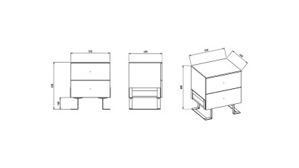 Set standard Dormitor Veronica cu tablie cu iluminare - Mega Sale BELLONA Set Dormitor