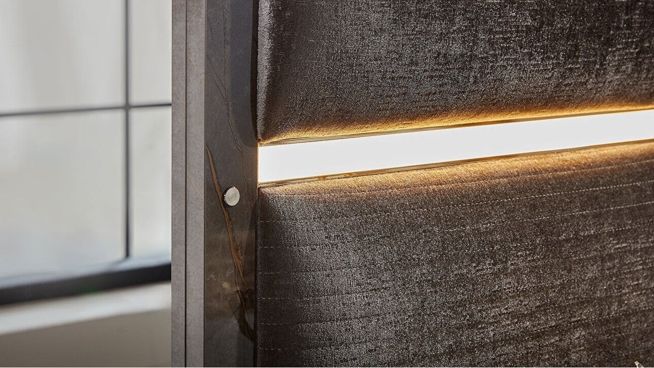 Set standard Dormitor Veronica cu tablie cu iluminare - Mega Sale BELLONA Set Dormitor