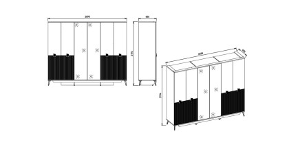 Set standard Dormitor Napoli BELLONA Set Dormitor