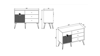 Set standard Dormitor Napoli BELLONA Set Dormitor