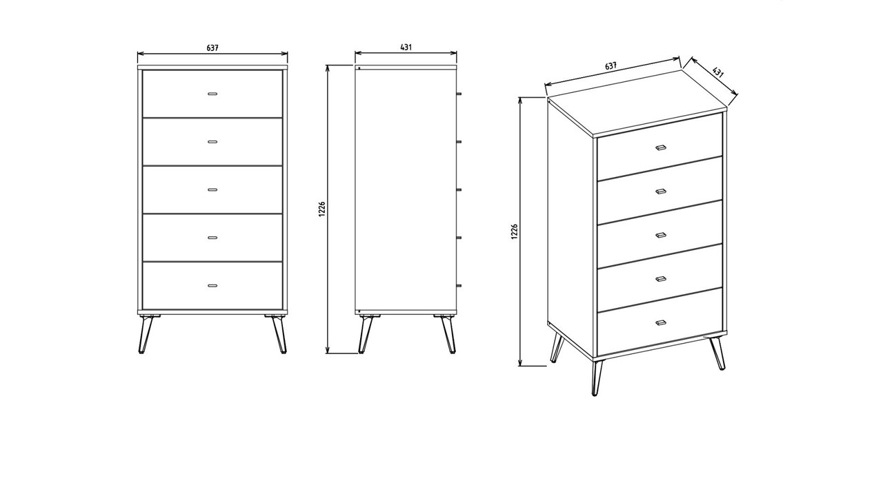 Set standard Dormitor Napoli BELLONA Set Dormitor