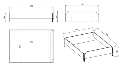 Set standard Dormitor Victor  Set Dormitor