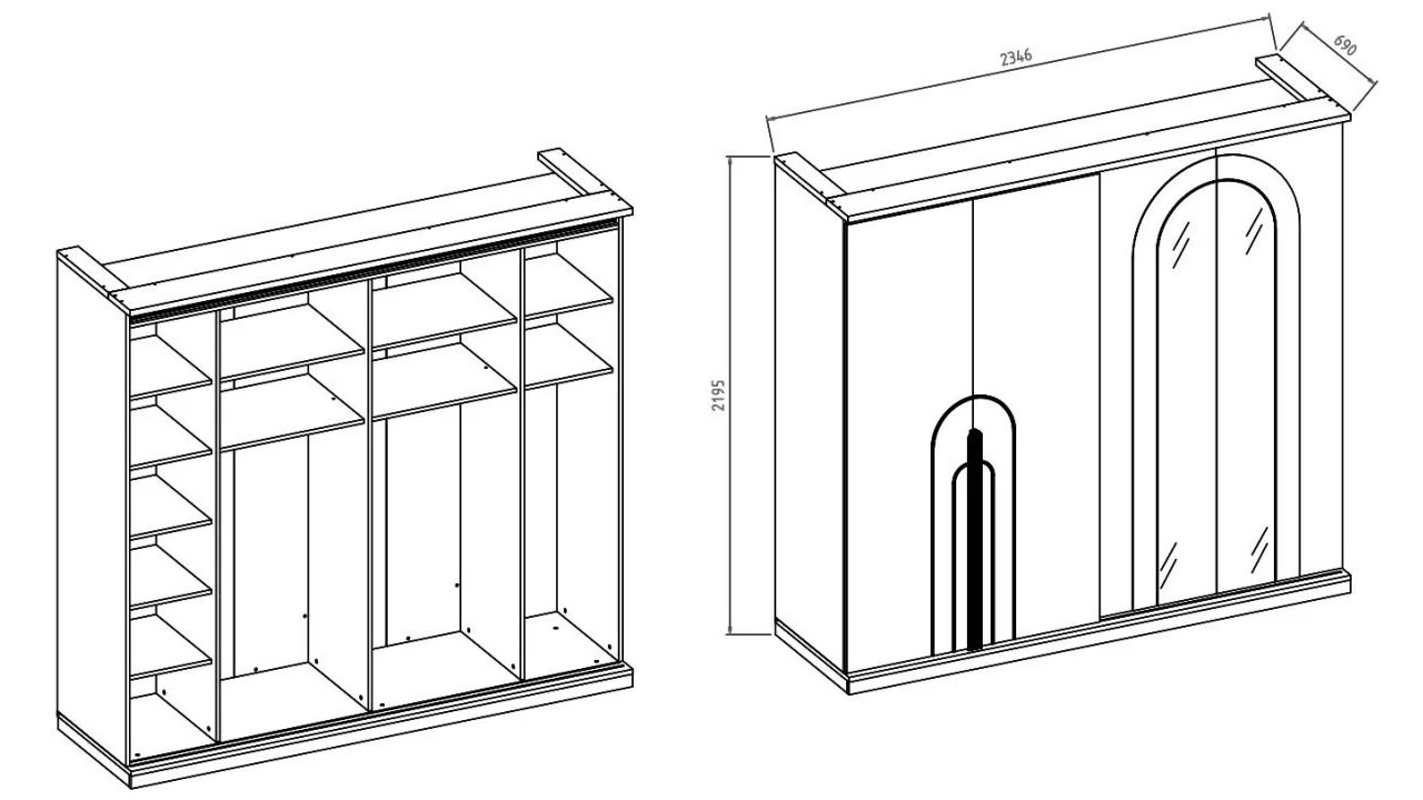 Set standard Dormitor Boheems - Mega Sale  Set Dormitor