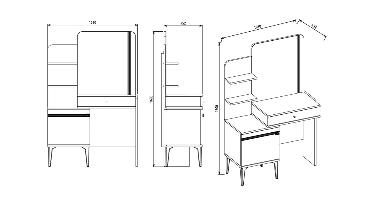 Set standard Dormitor Nadia - Mega Sale  Set Dormitor