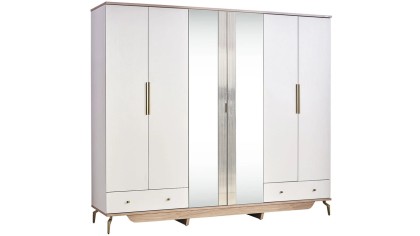 Set standard Dormitor Montella cu Tablie L - Mega Sale  Set Dormitor