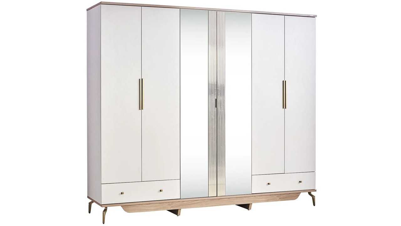 Set standard Dormitor Montella cu Tablie L - Mega Sale  Set Dormitor