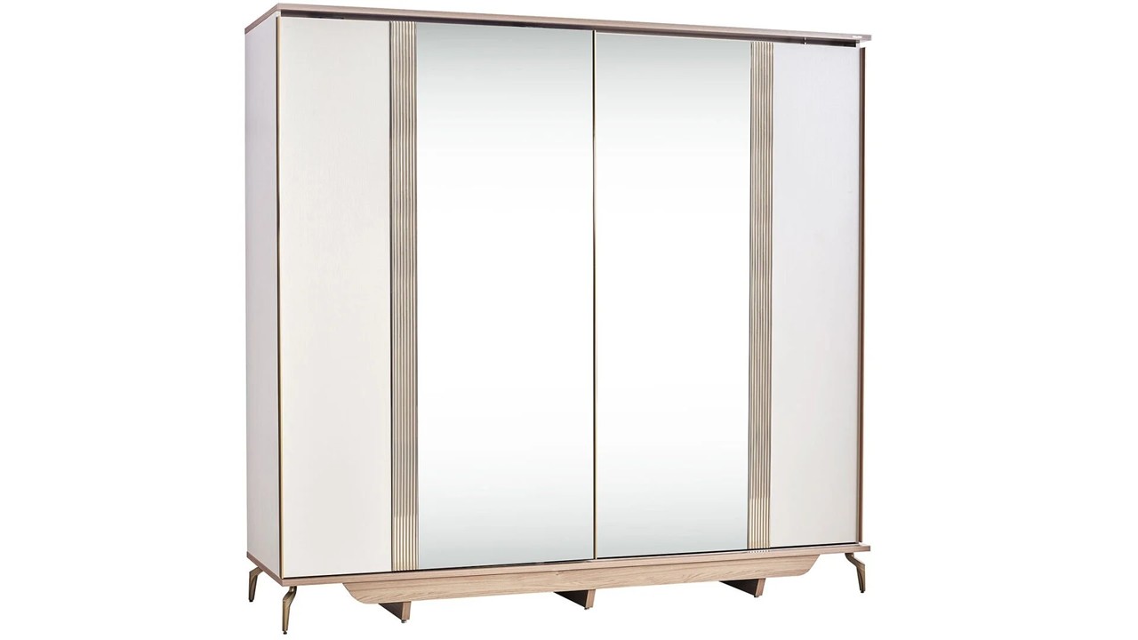 Set standard Dormitor Montella cu Tablie L - Mega Sale  Set Dormitor