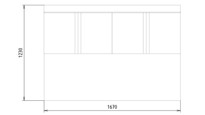 Set standard Dormitor Montella cu Tablie L  Set Dormitor