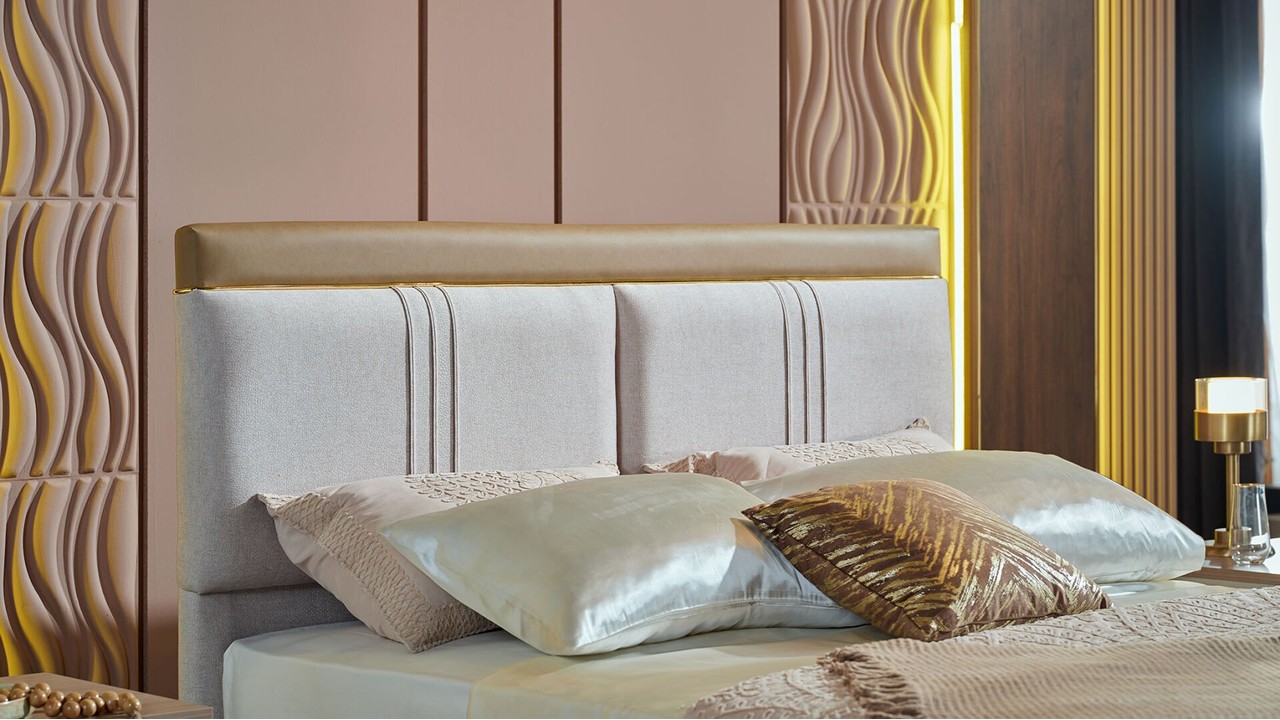 Set standard Dormitor Montella cu Tablie L  Set Dormitor