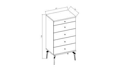 Set standard Dormitor Montella cu Tablie L  Set Dormitor