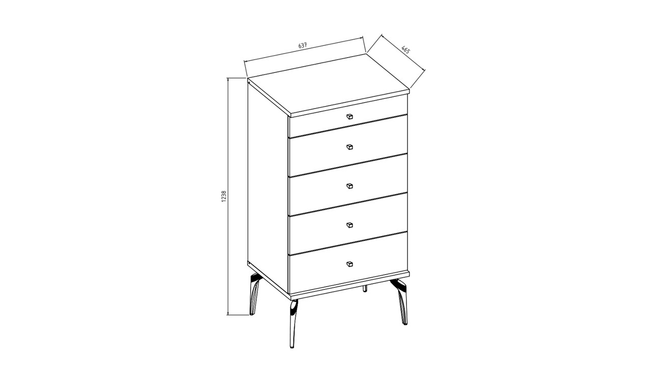 Set standard Dormitor Montella cu Tablie L  Set Dormitor