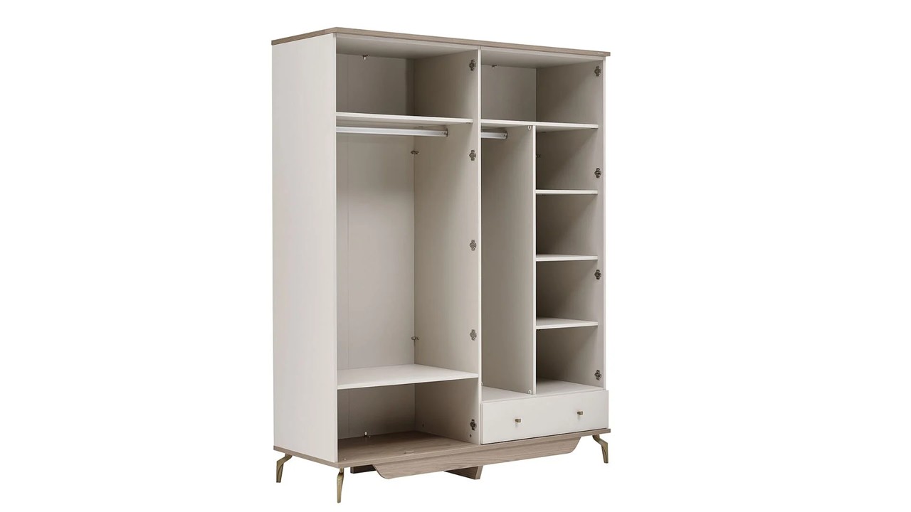 Set standard Dormitor Montella cu Tablie L - Mega Sale  Set Dormitor