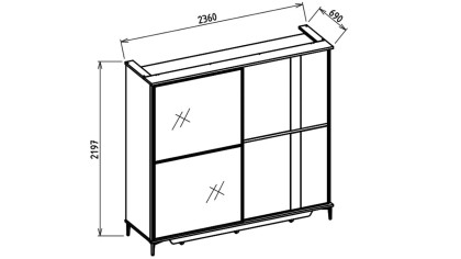 Set standard Dormitor Mona  Set Dormitor