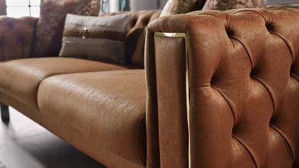 Set Canapea Montego 3+1, Finisaj Auriu BELLONA Seturi canapele