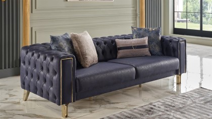 Set Canapea Montego 3+1, Finisaj Auriu BELLONA Seturi canapele