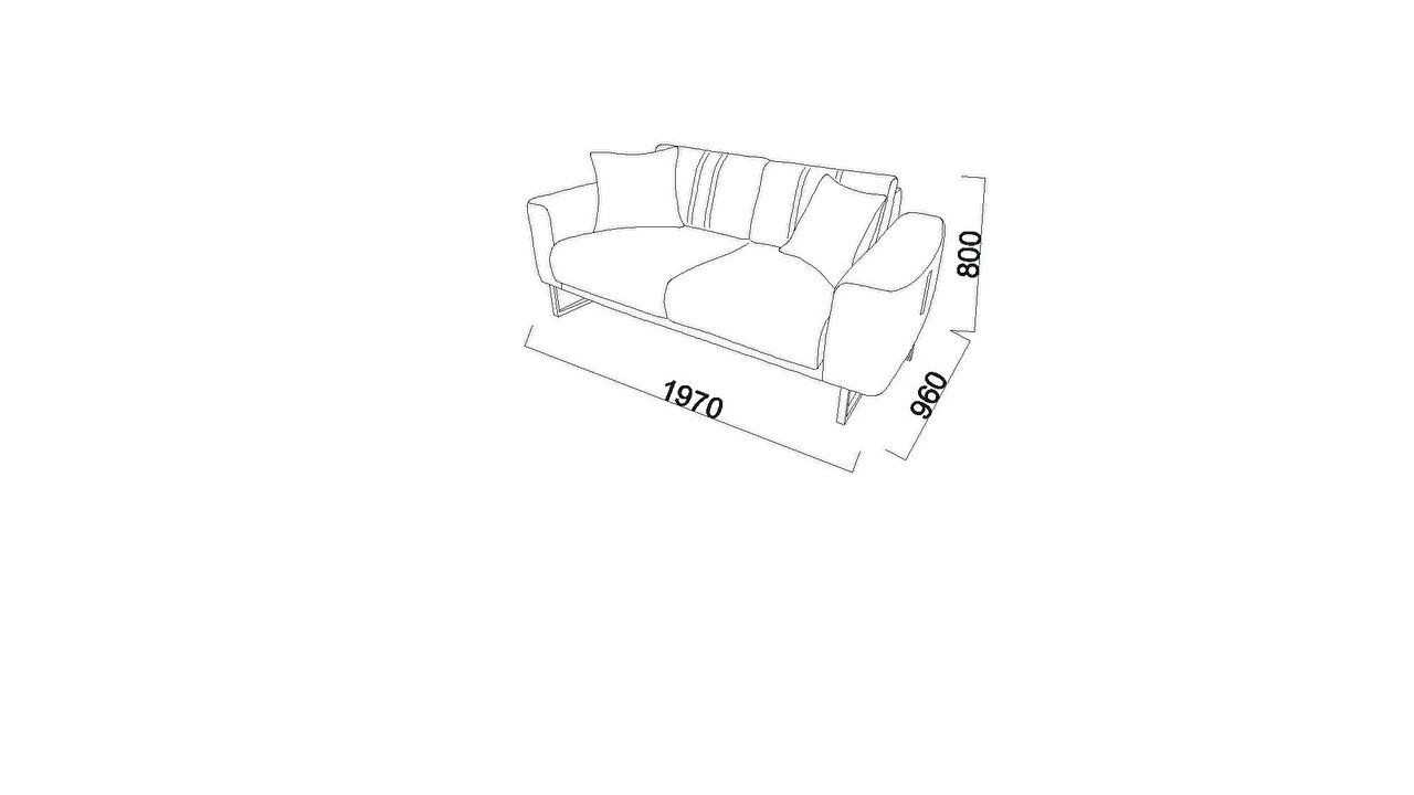 Set Canapea Extensibila Mirante 3+1 BELLONA Seturi canapele