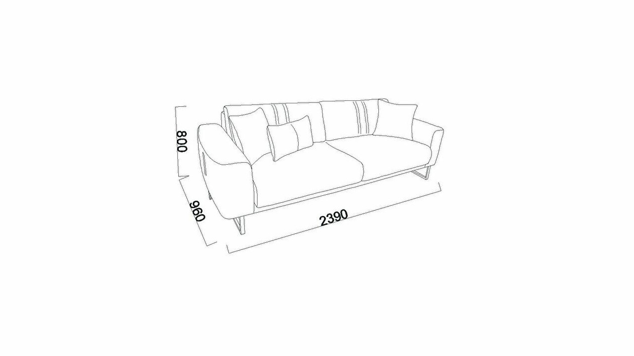 Set Canapea Extensibila Mirante 3+1 BELLONA Seturi canapele