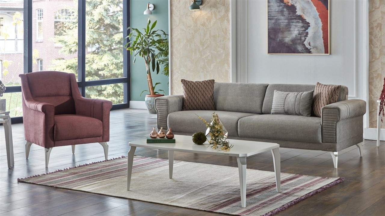 Set Canapea Extensibila Leny 3+1 BELLONA Seturi canapele