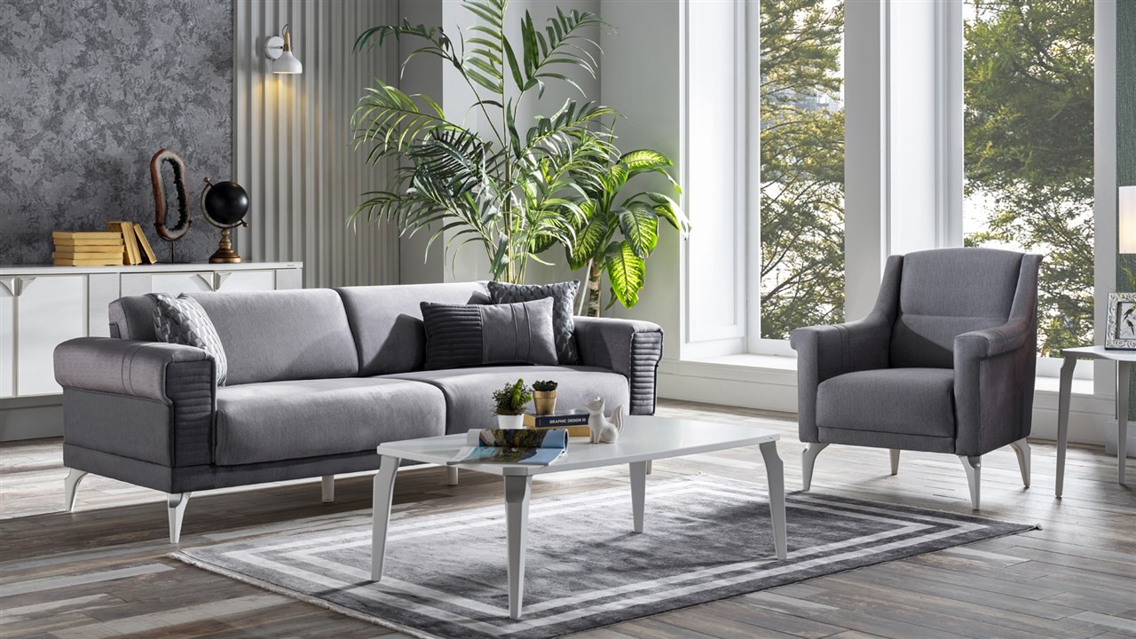 Set Canapea Extensibila Leny 3+1 BELLONA Seturi canapele