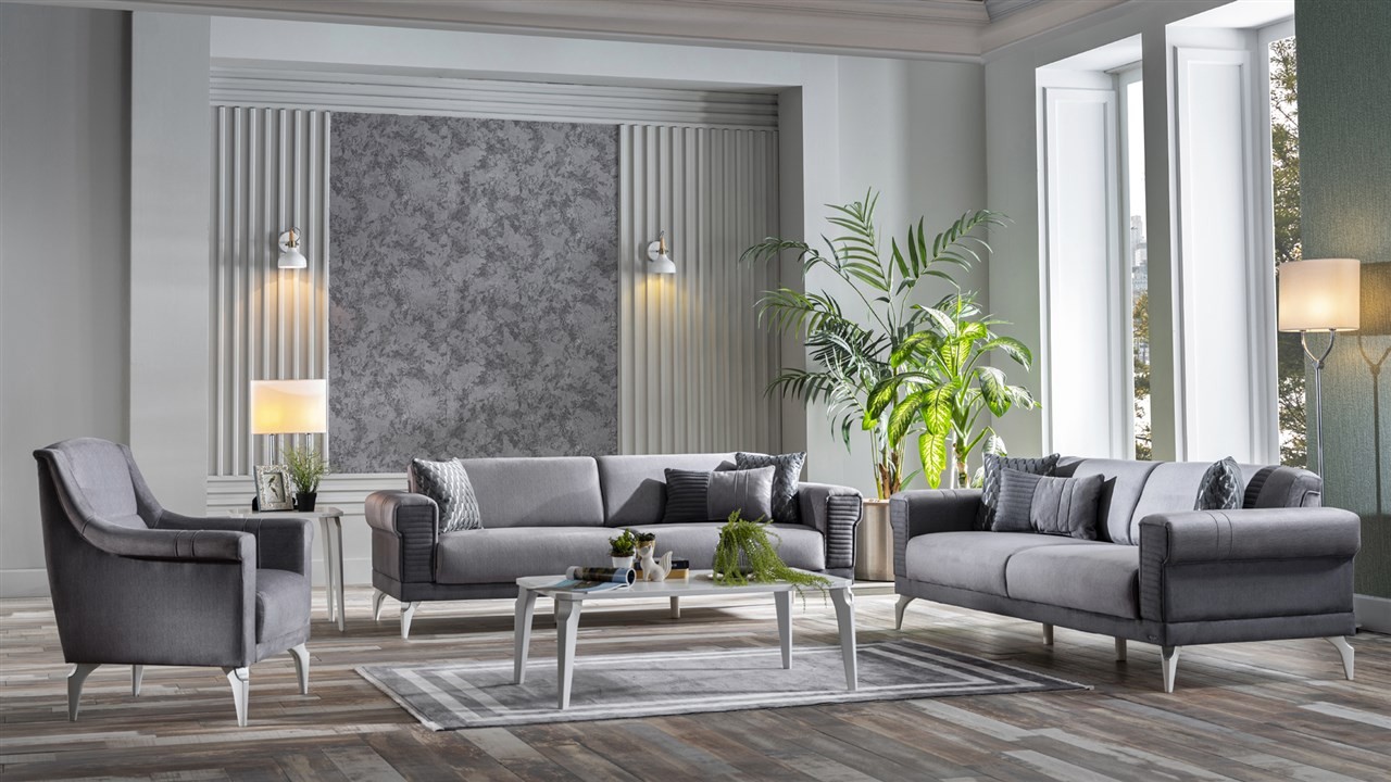 Set Canapea Extensibila Leny 3+1 BELLONA Seturi canapele