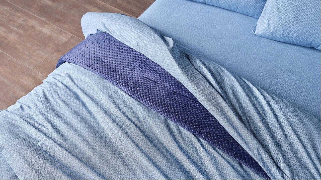 Set Lenjerie de pat Pure Touch Double, Albastru DOQU Lenjerie de pat