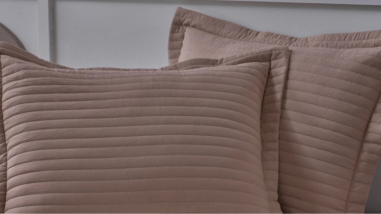 Set Cuvertura de Pat Otto Double, Bej (Piatra) DOQU Cuverturi si Pături