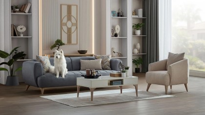 Canapea 3 locuri Extensibila Mona BELLONA Canapele